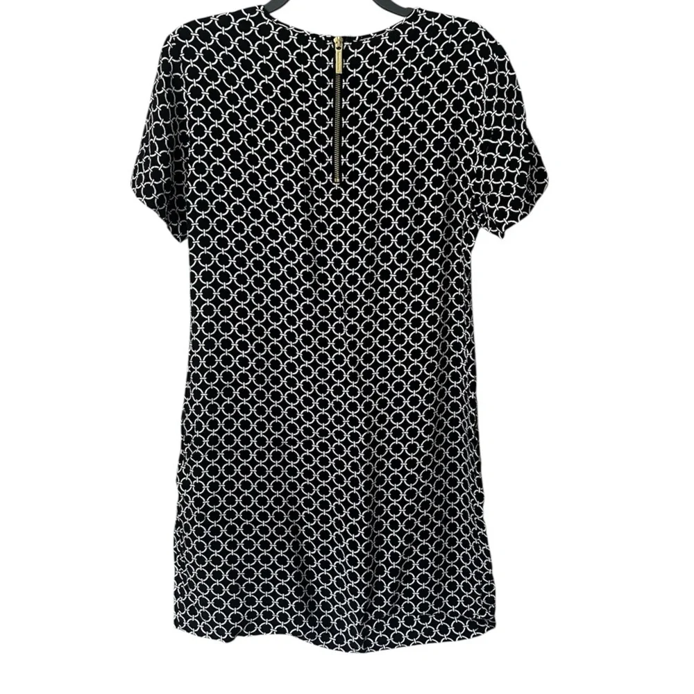 MICHAEL Michael Kors Black and White Chain Pattern Dress - Picture 3 of 5